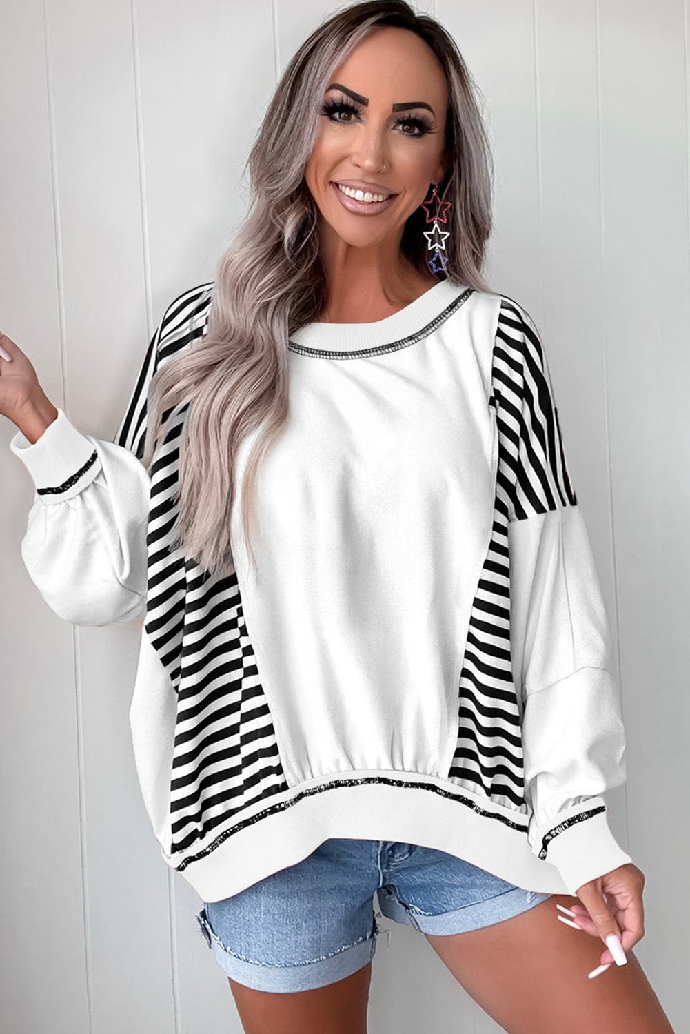 Luna Striped Pullover