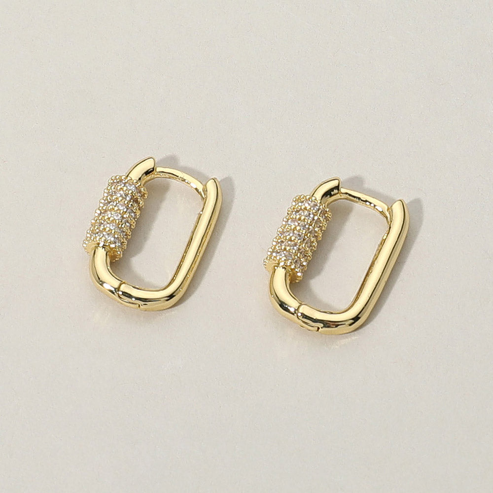 Golden Lock Hoop