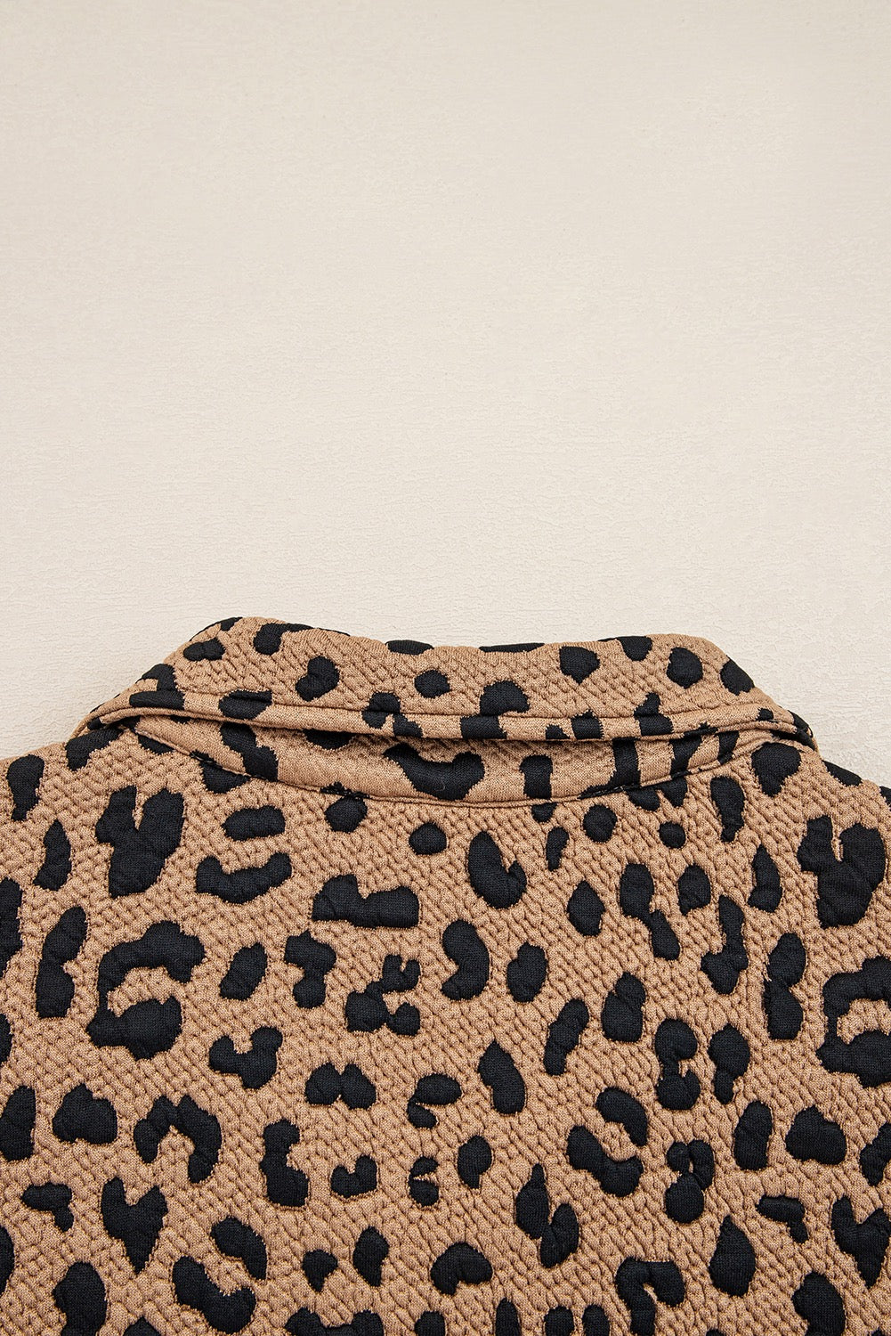 Carrie Leopard Half Zip