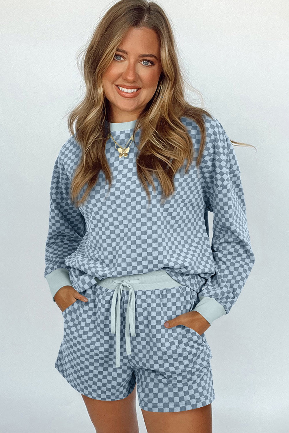 Tara Checkered Set