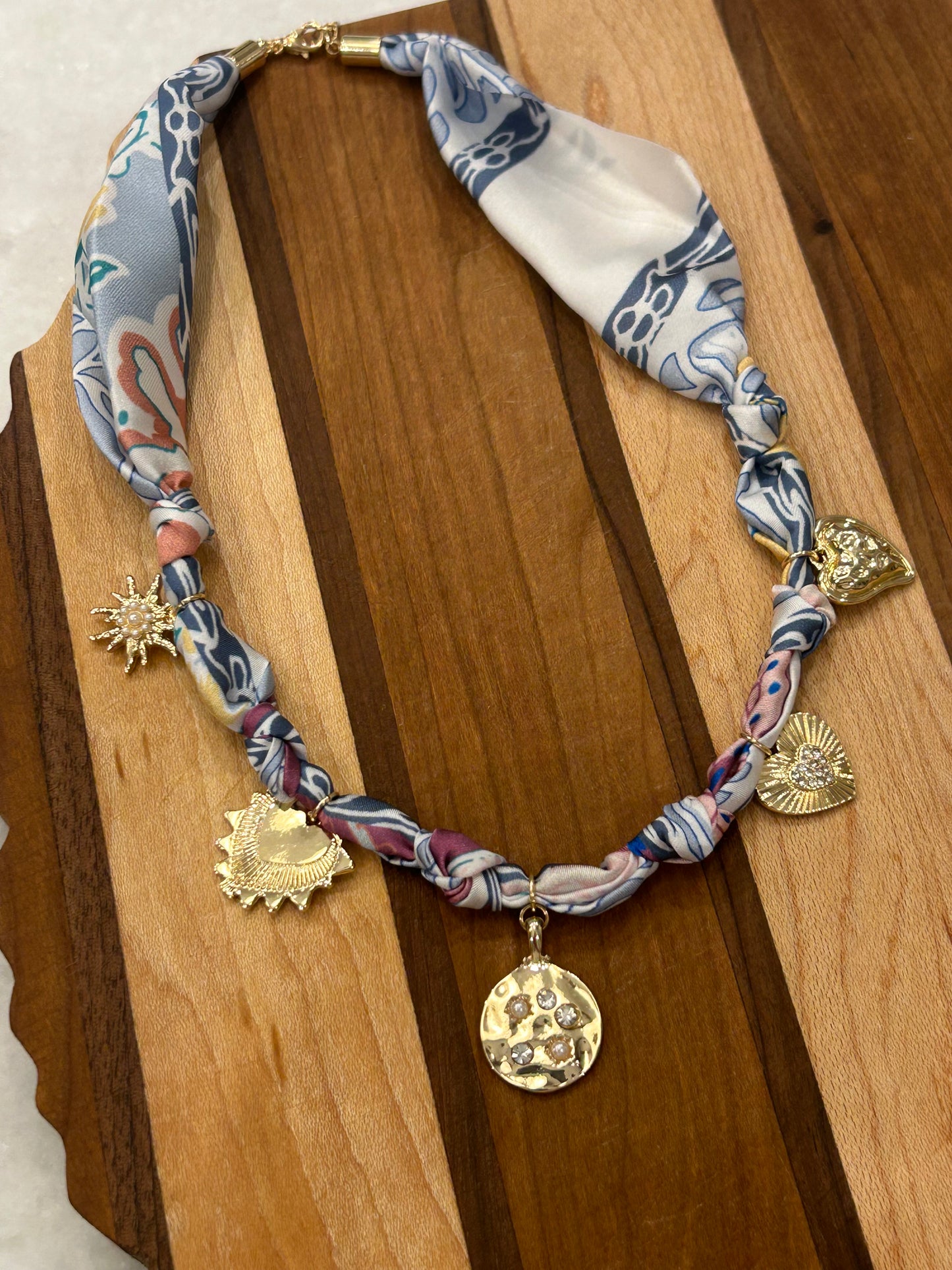 Vayda Scarf Necklace