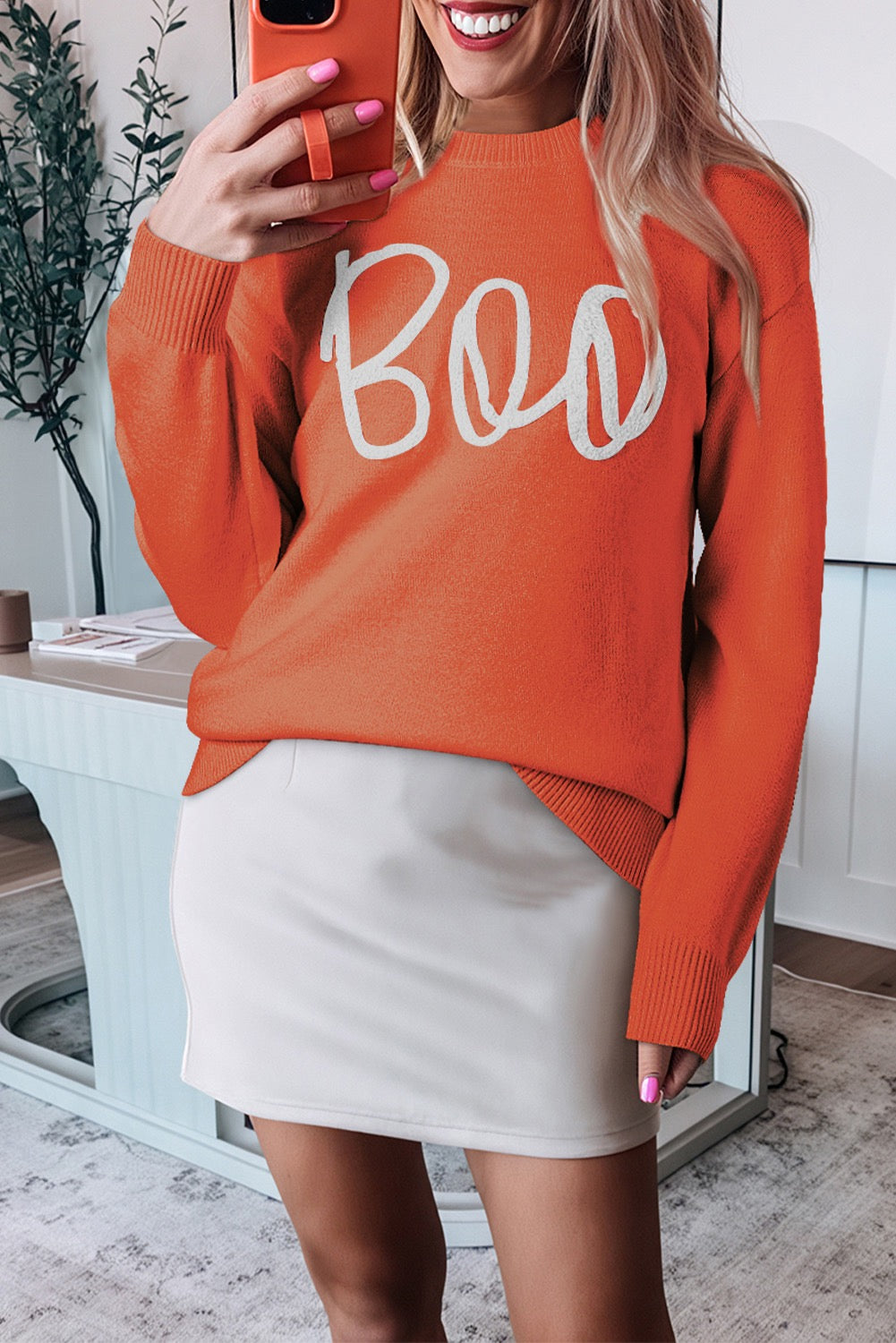 Boo Crew Sweater