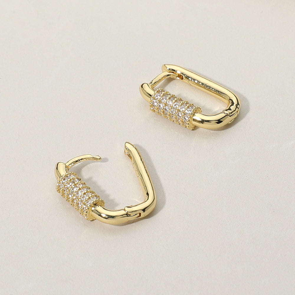 Golden Lock Hoop