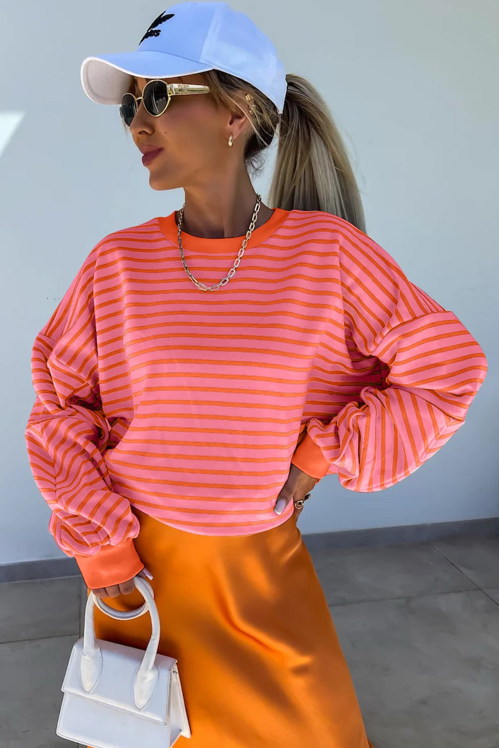 Rhea Striped Pullover