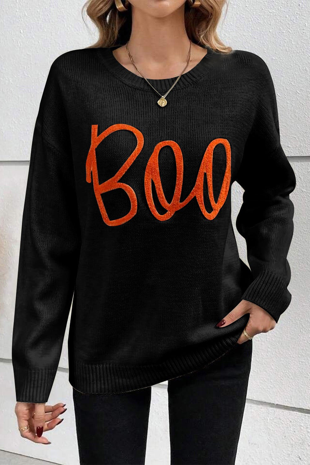Boo Crew Sweater