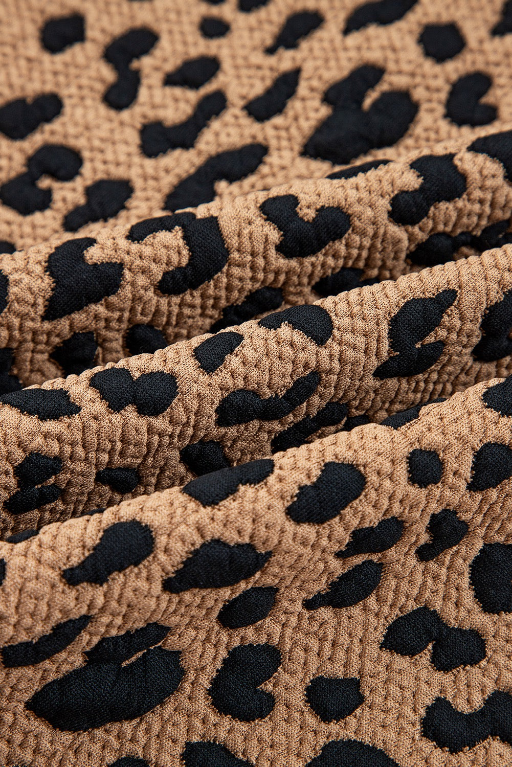 Carrie Leopard Half Zip
