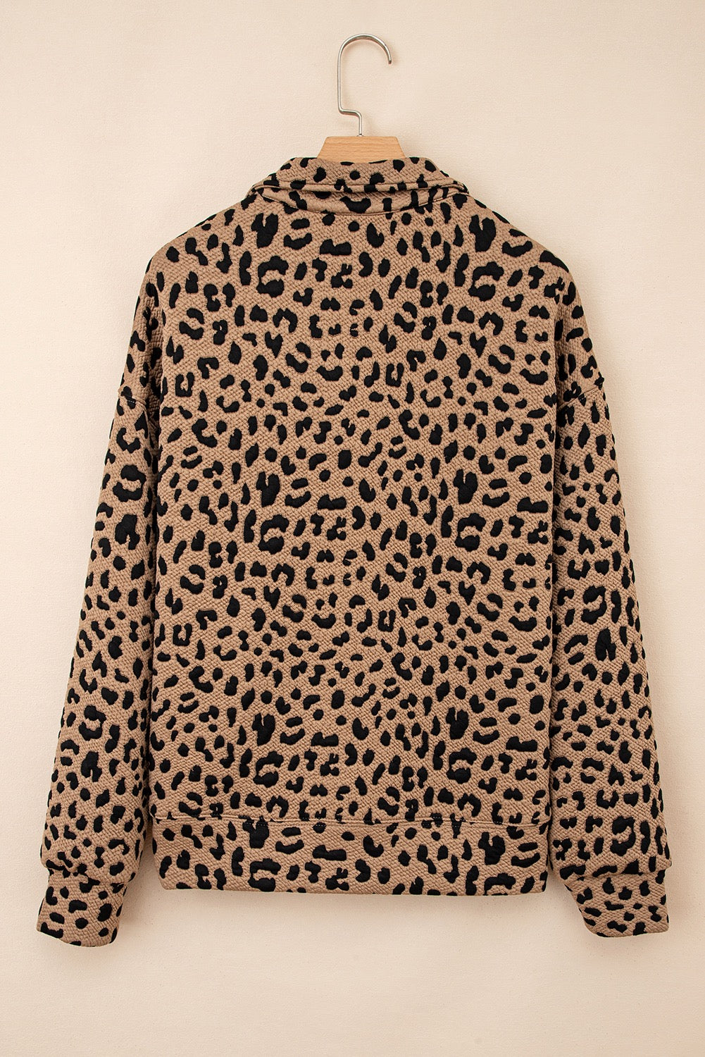 Carrie Leopard Half Zip