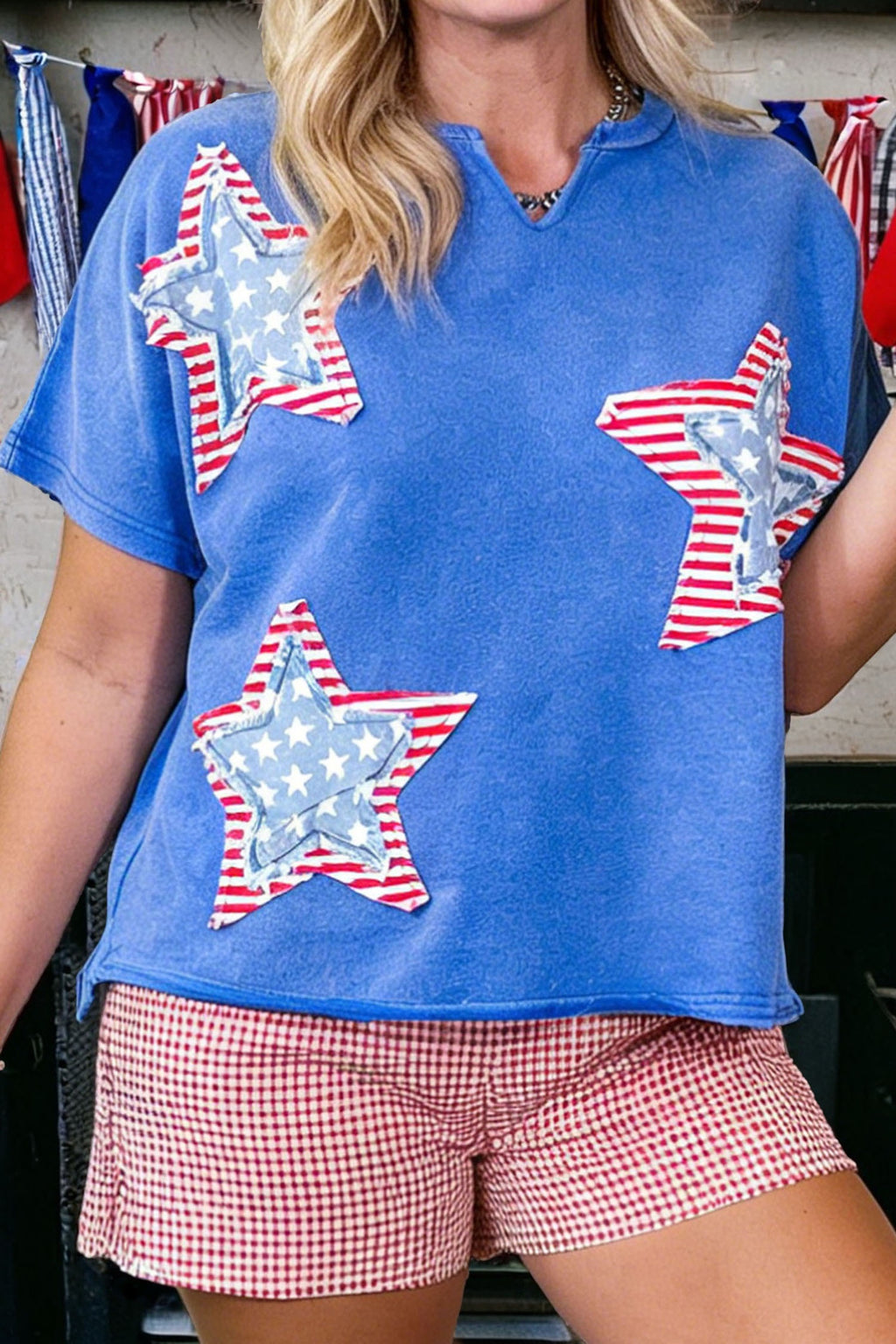 Oh My Stars & Stripes Tee