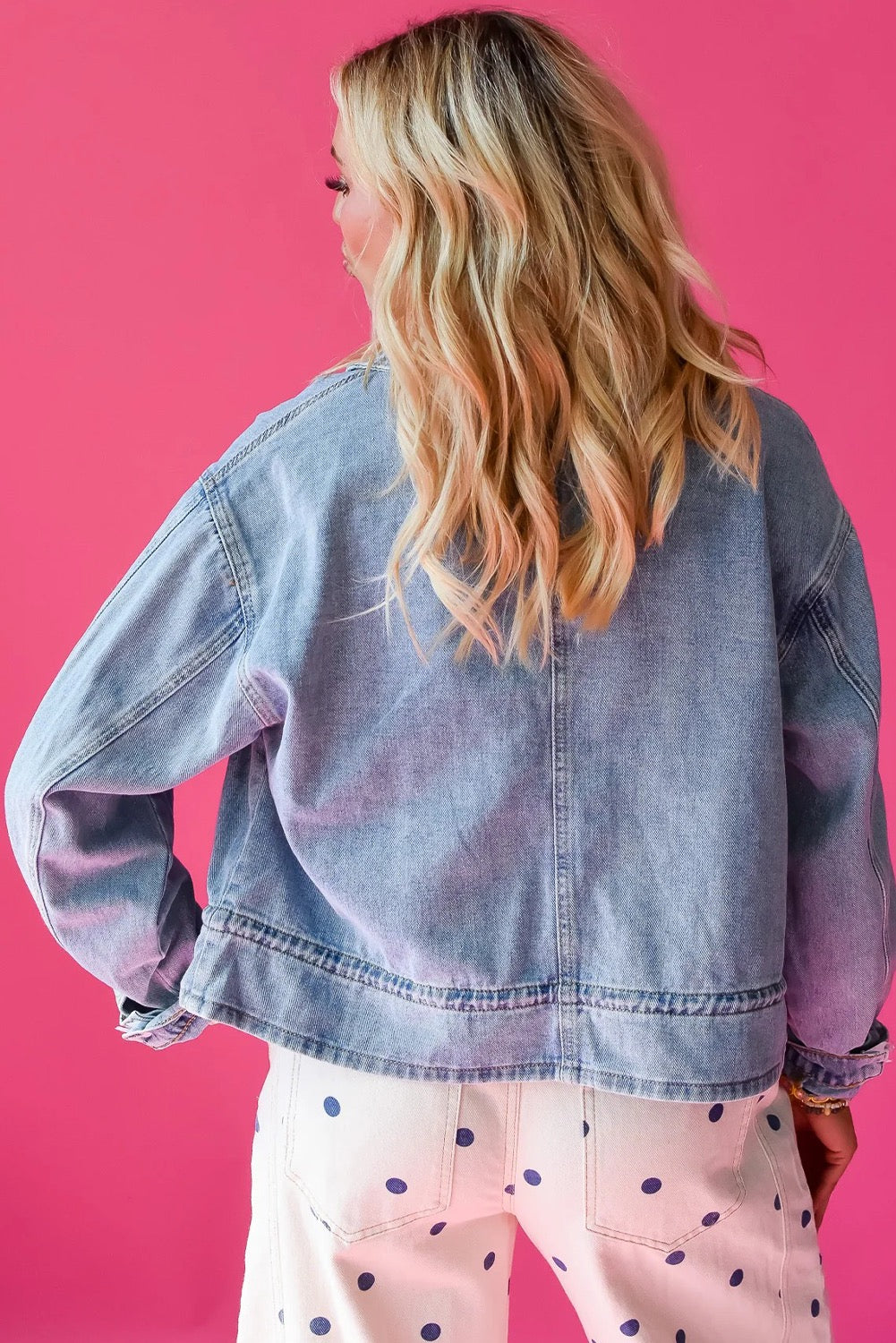 Heidi Denim Drawstring Jacket