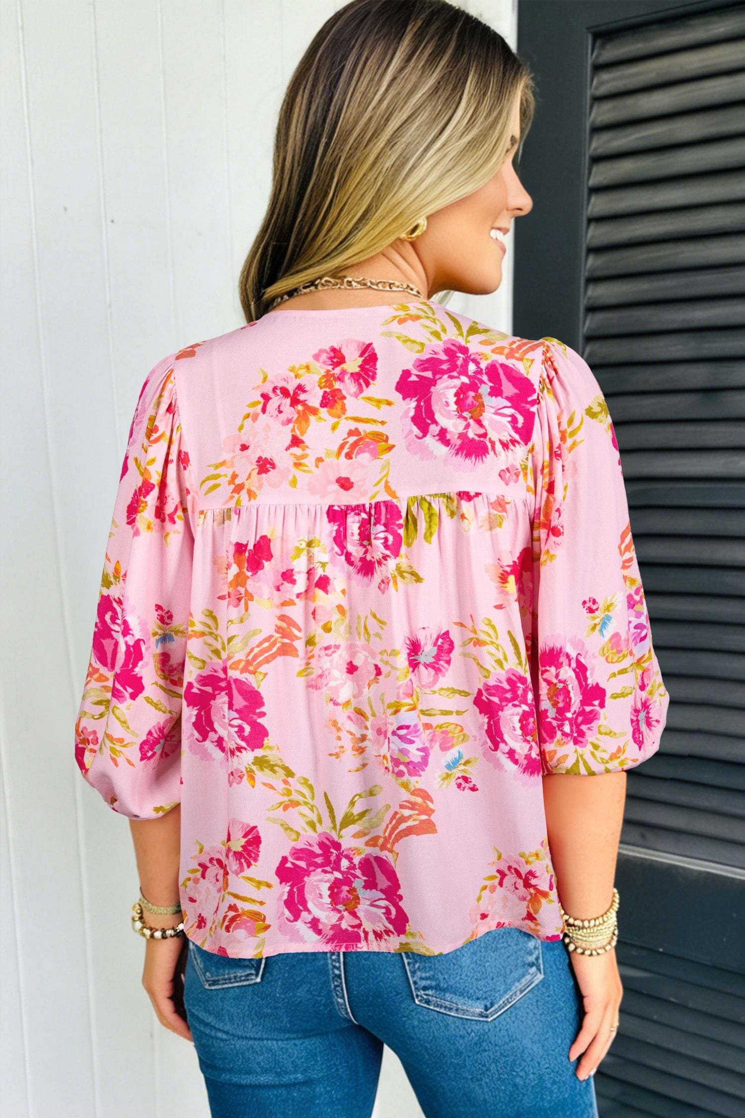 Greta Floral Top