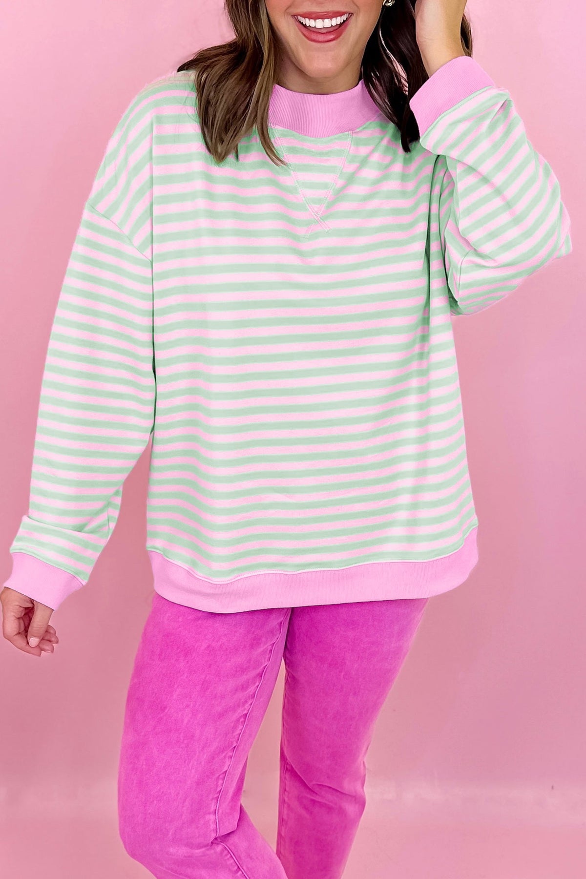 Free as a Bird Mock Pullover