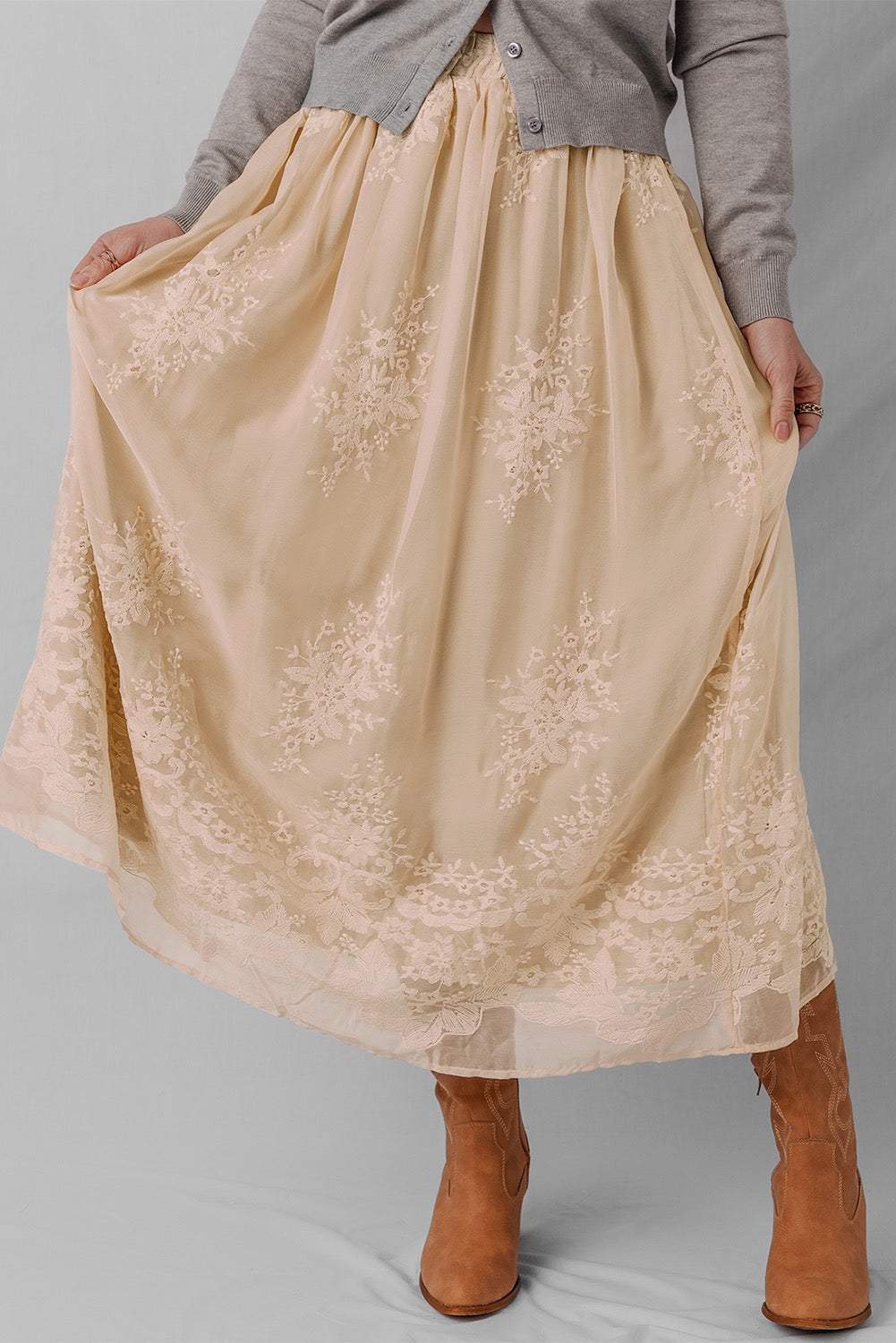 The Claire Lace Skirt