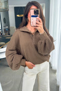 Giselle Waffle Pullover