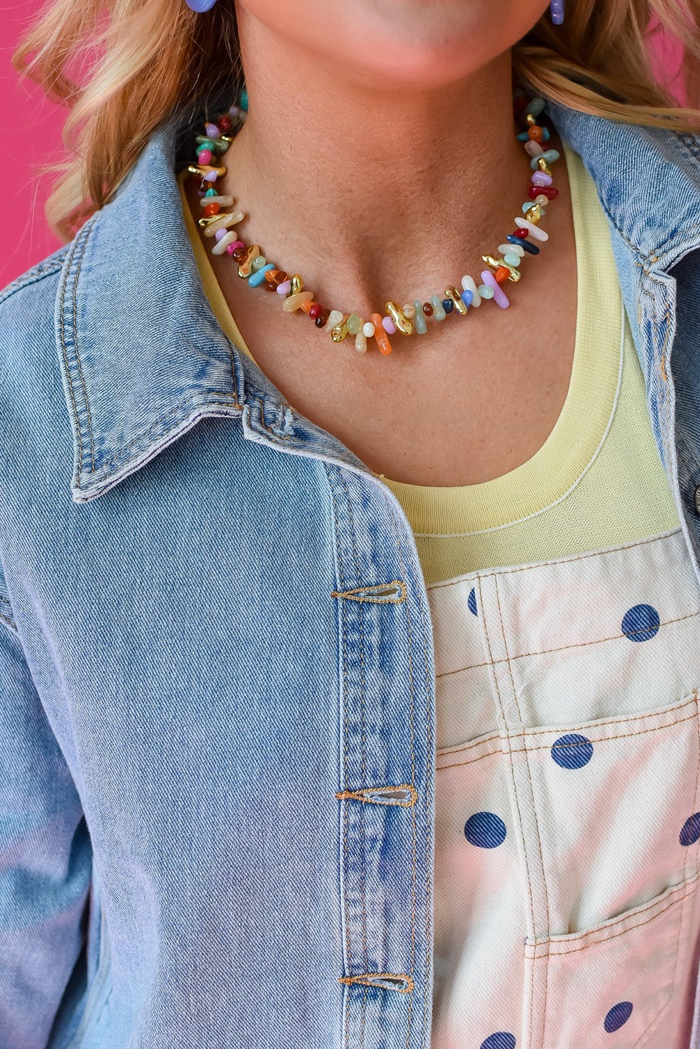 Heidi Denim Drawstring Jacket