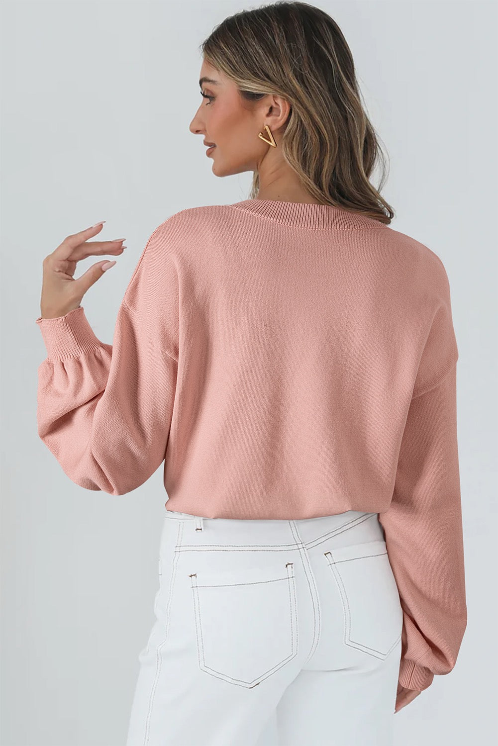 Peachy Baby Sweater