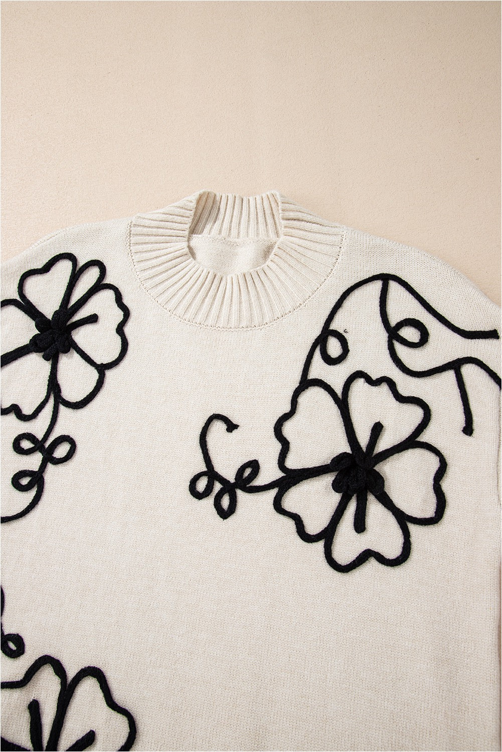 Midnight Bloom Sweater