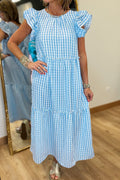 Gorgeous in Gingham Dress