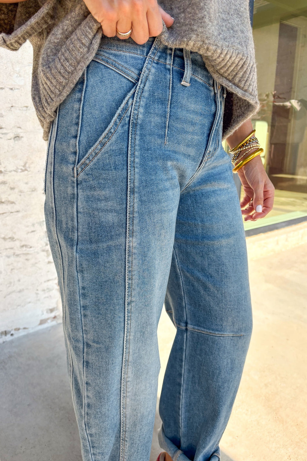 Erin Barrel Jean