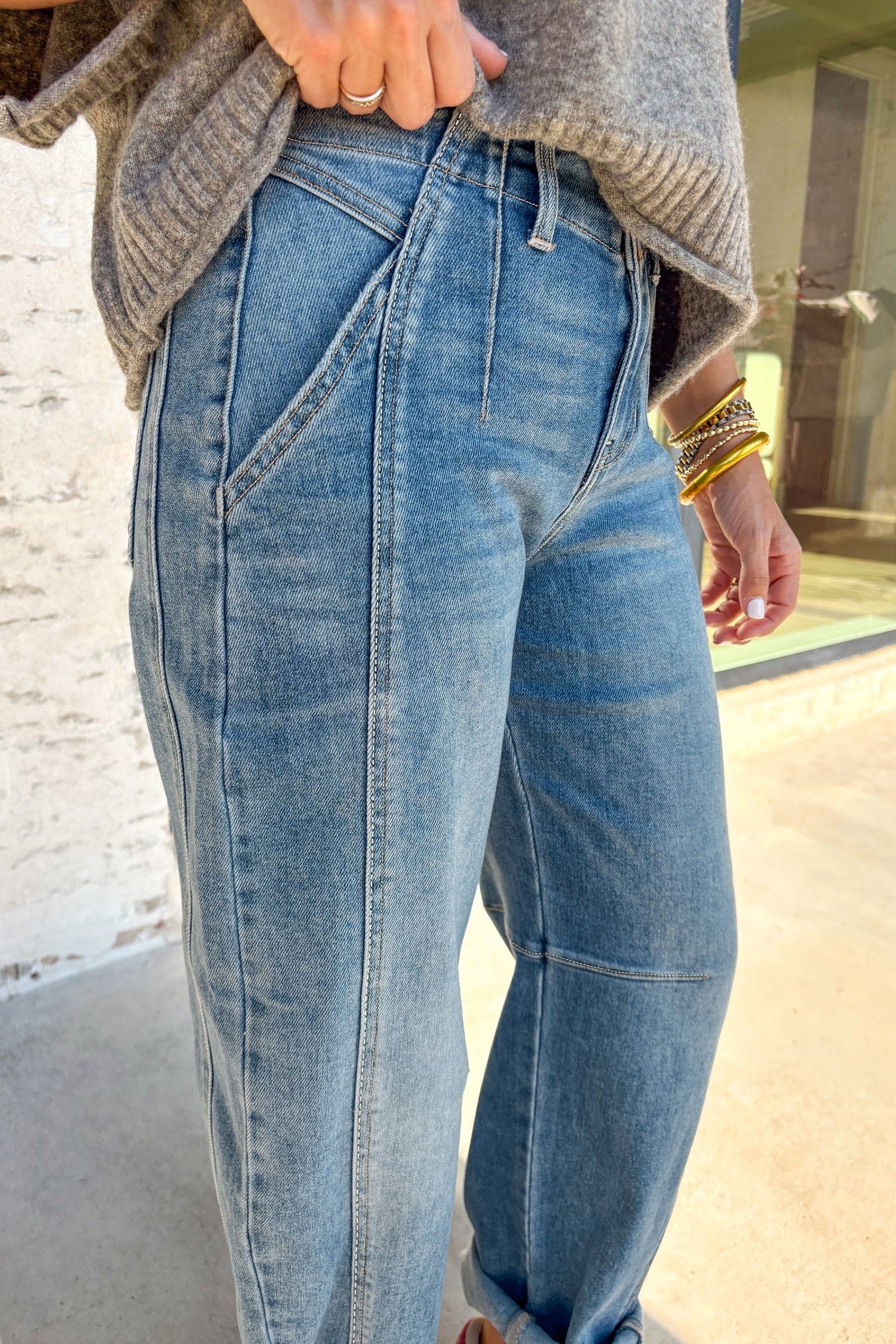 Erin Barrel Jean