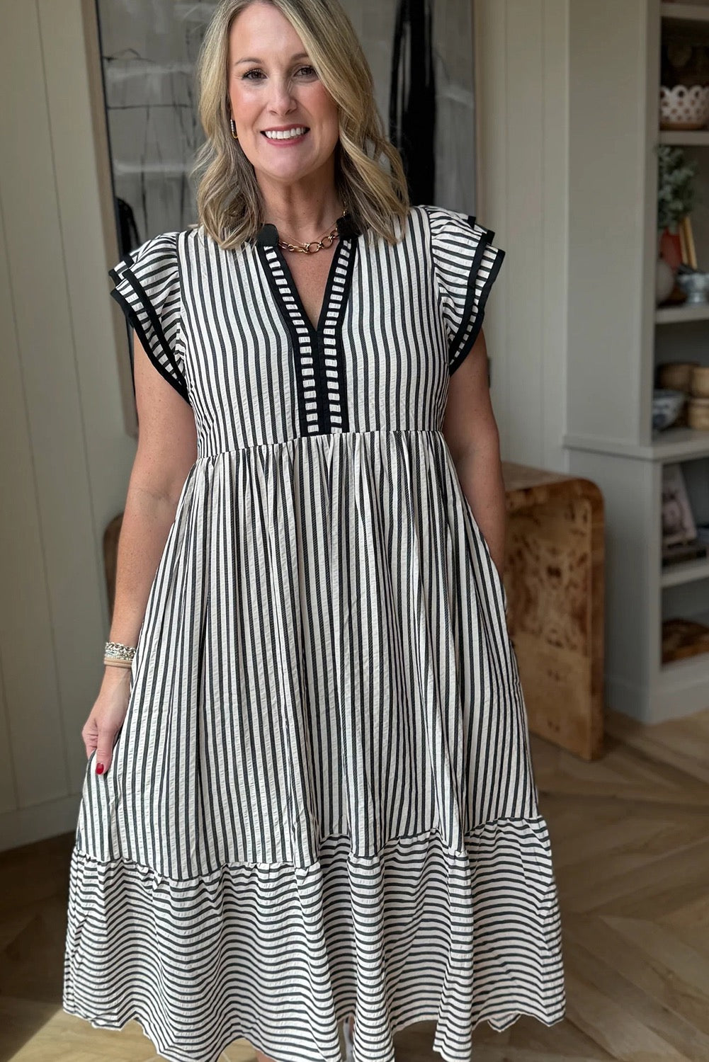 Sutton Stripe Dress