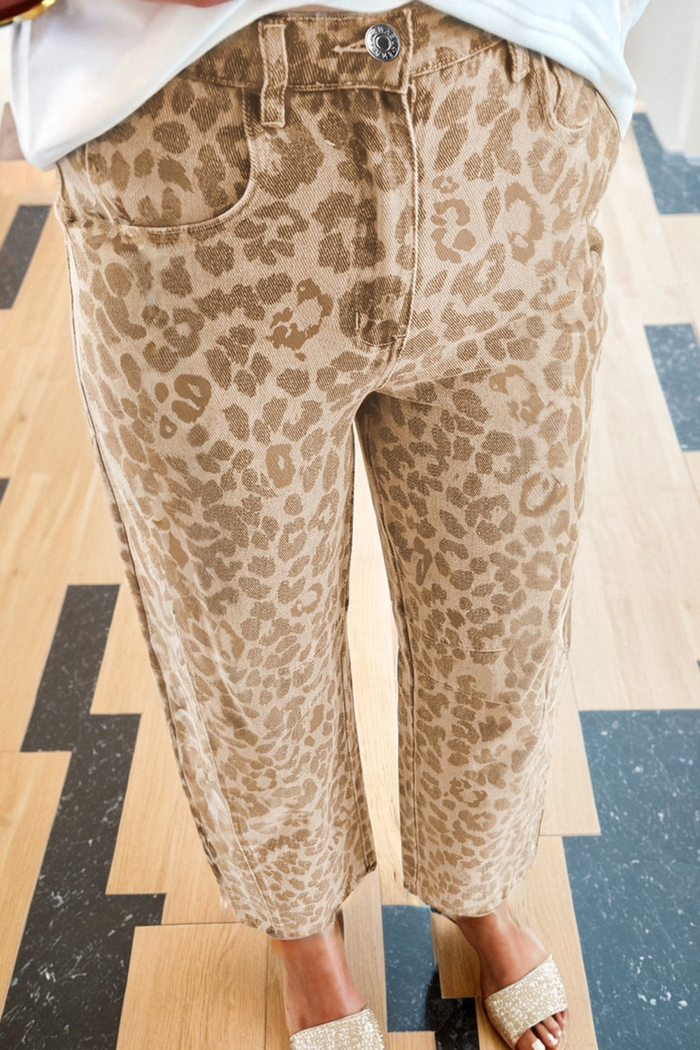 Eva Leopard Jean