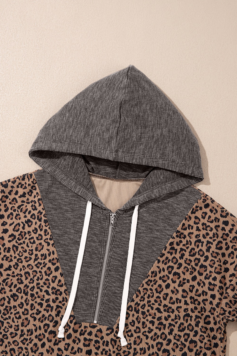 Lera Leopard Half Zip