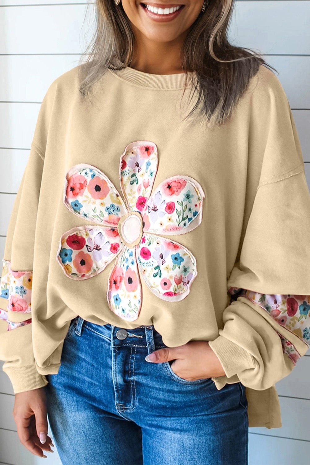 Heidi Flower Pullover