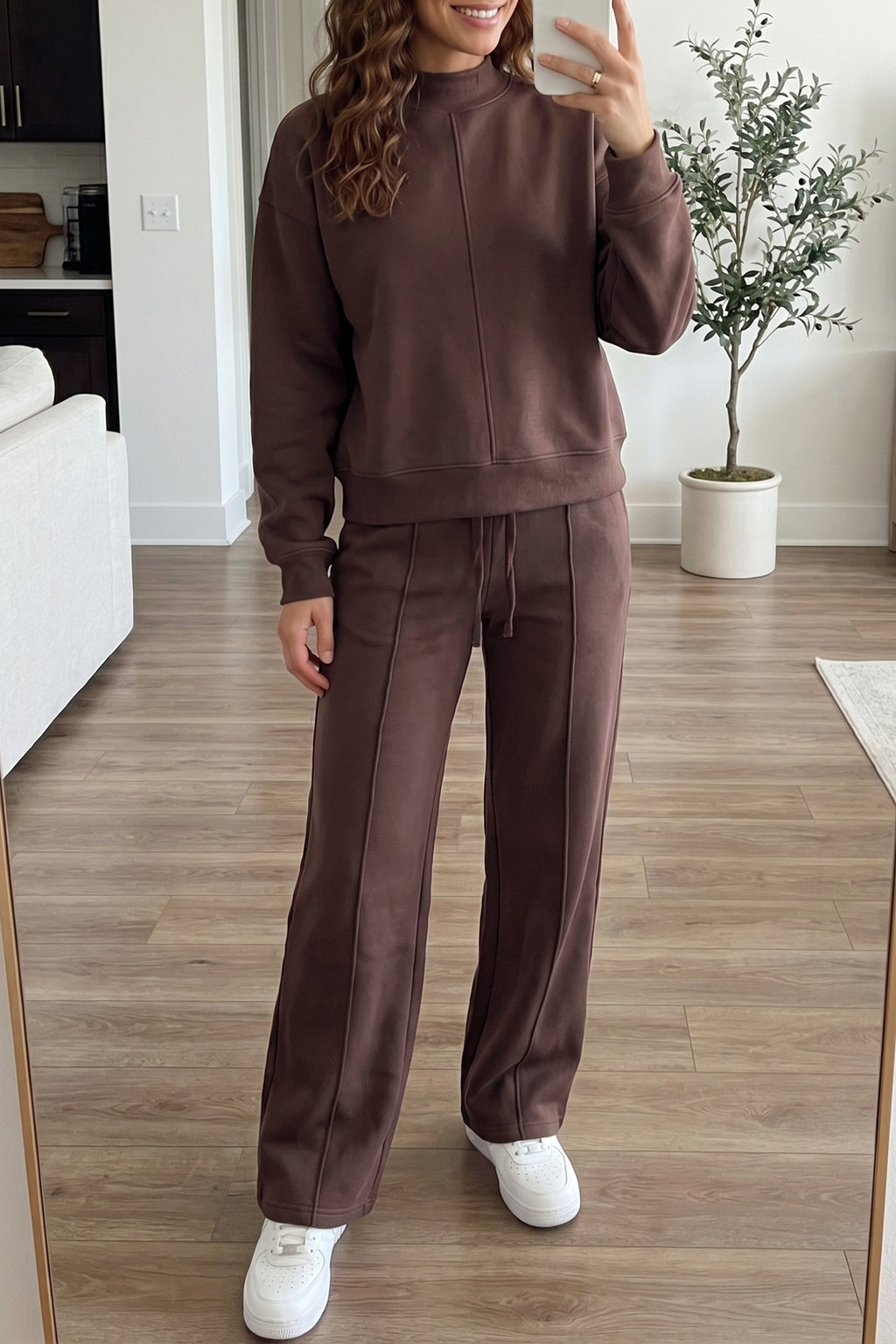 Pretty Perfect Mock Neck Set