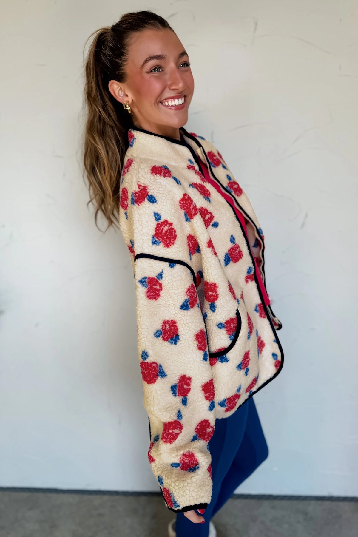 The Bonnie Floral Fleece