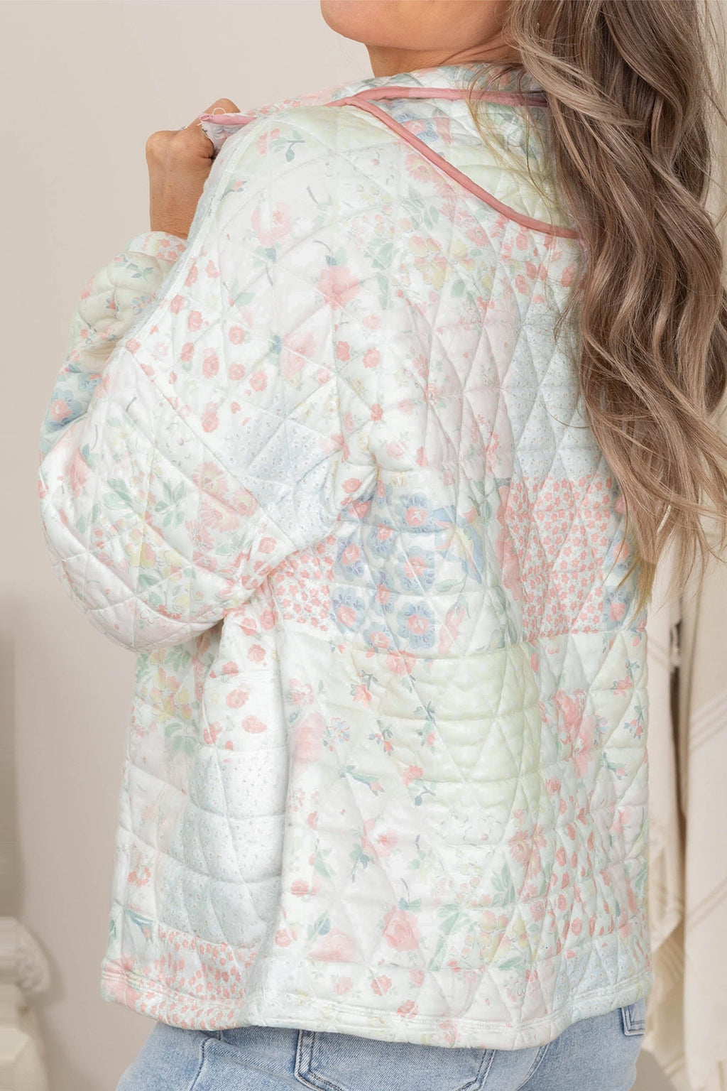 The Corley Beth Quilted Half Zip