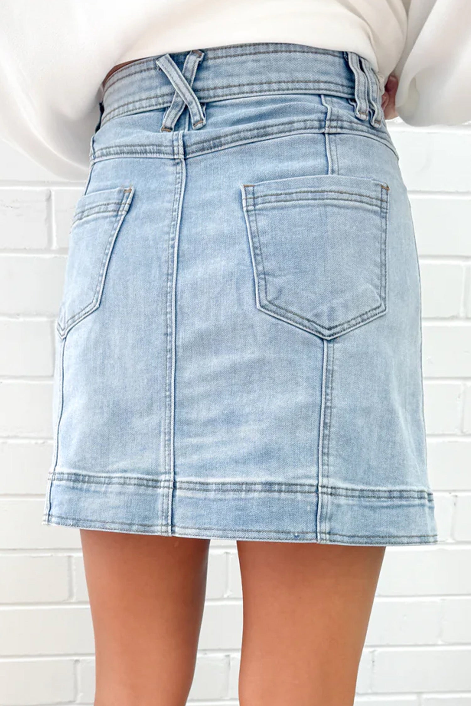 Sunny Day Denim Skirt