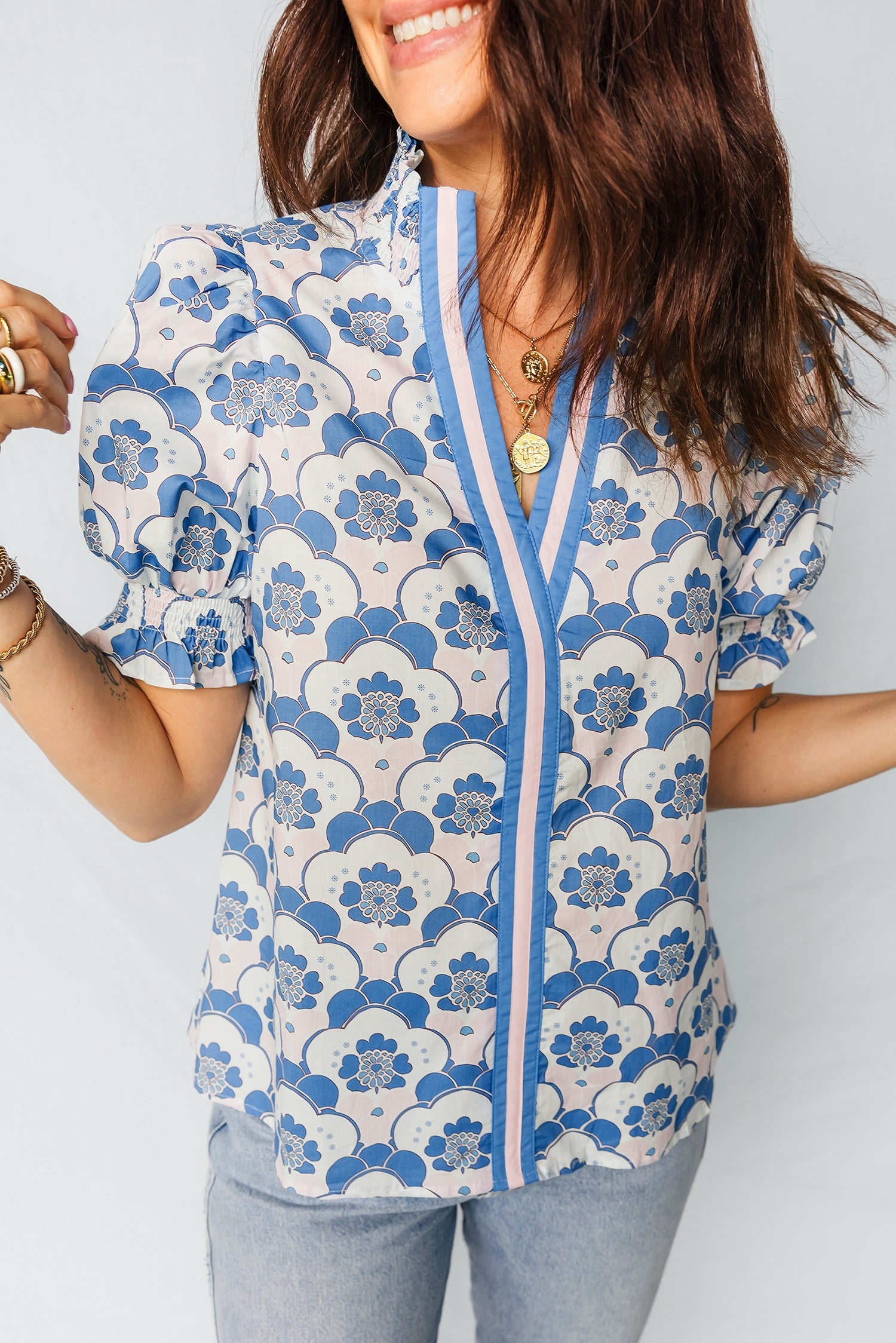 The Kacey Puff Sleeve Top