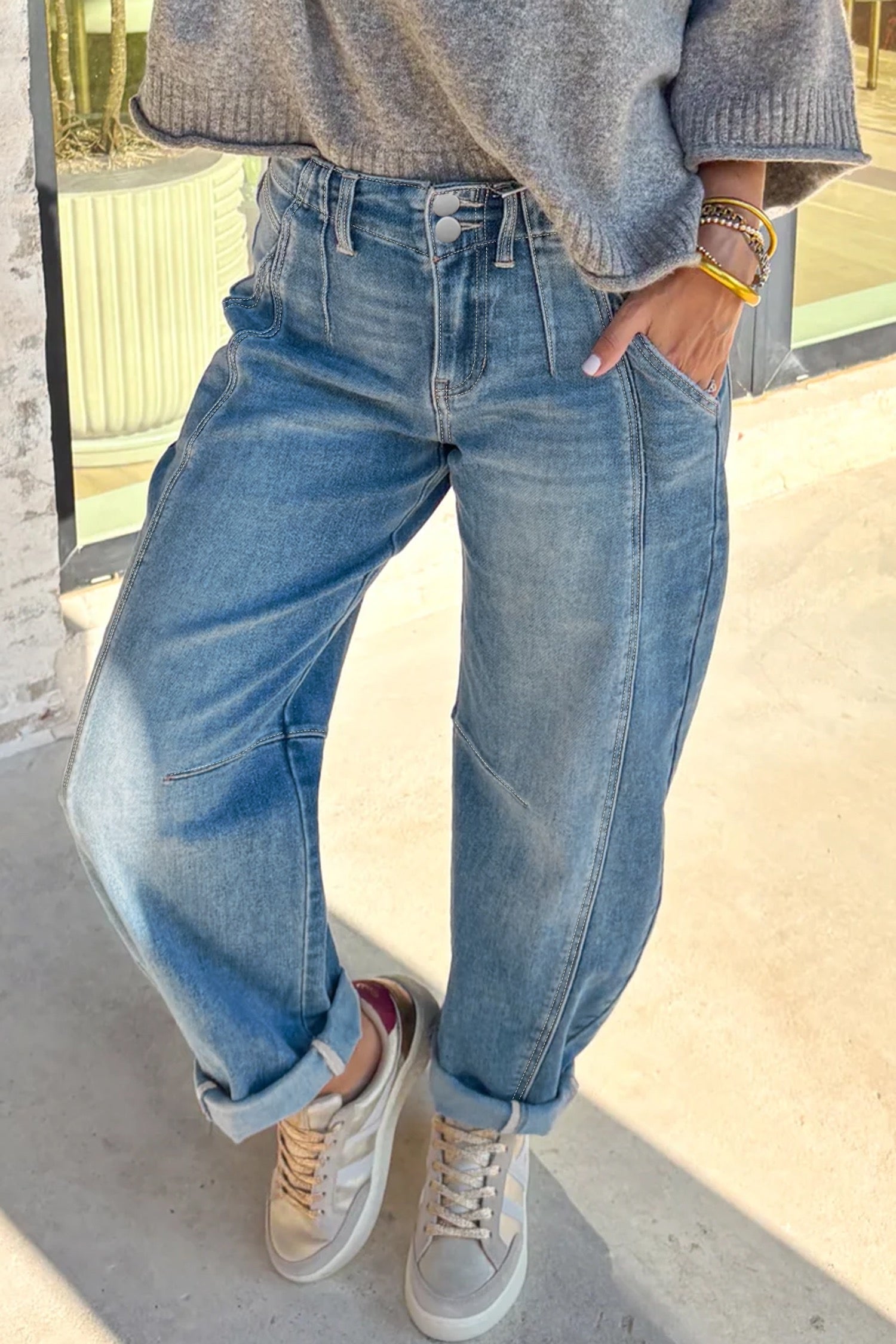 Erin Barrel Jean