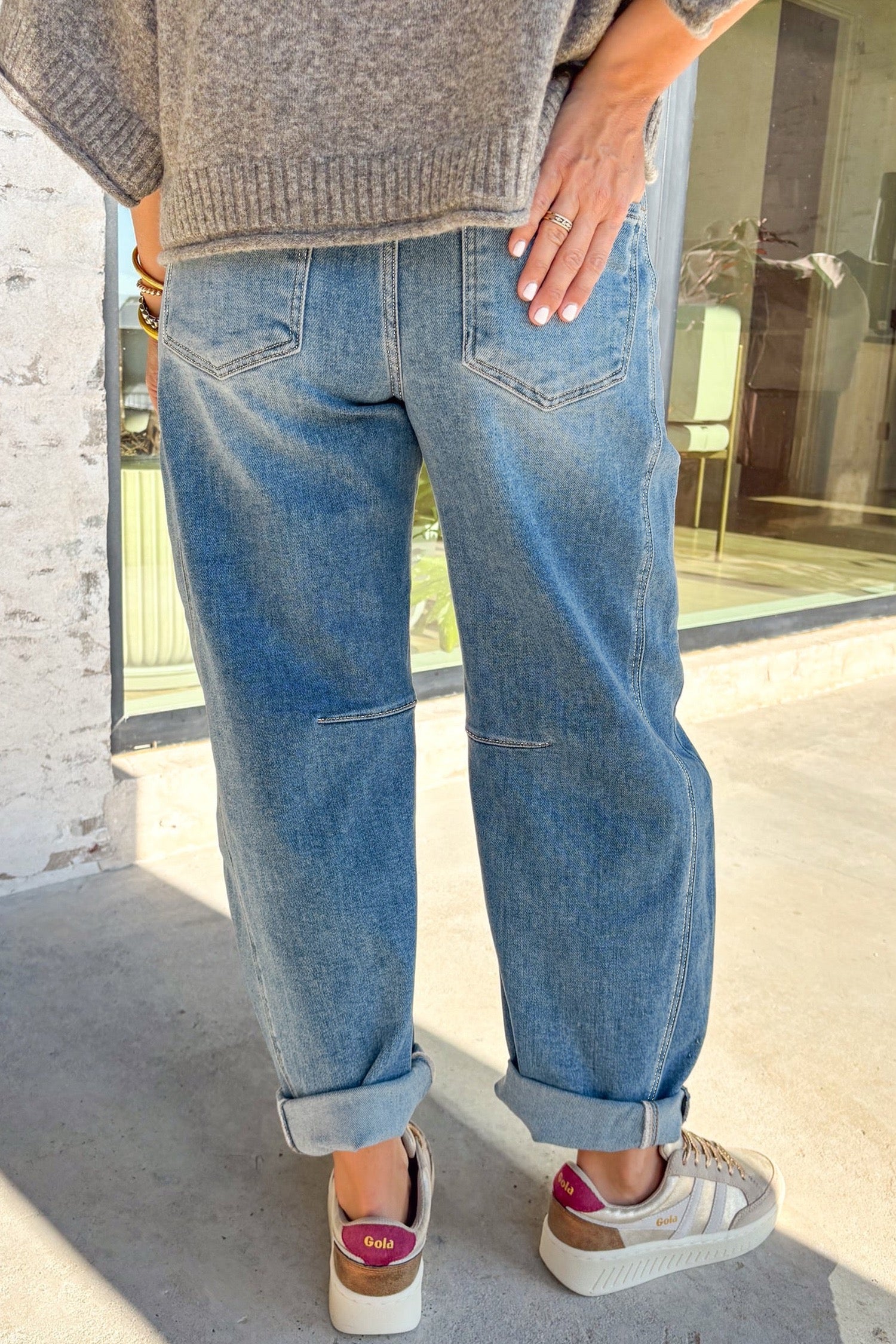 Erin Barrel Jean