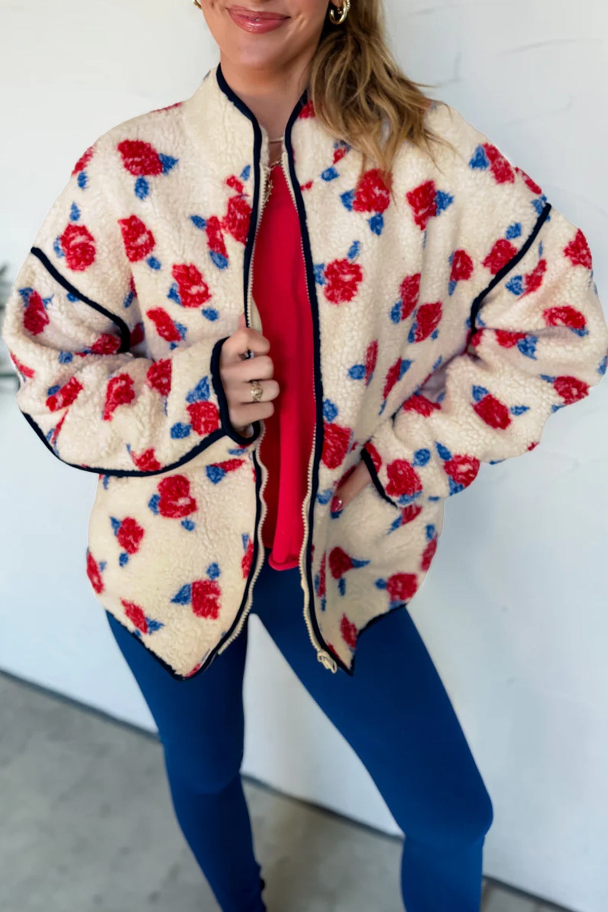 The Bonnie Floral Fleece