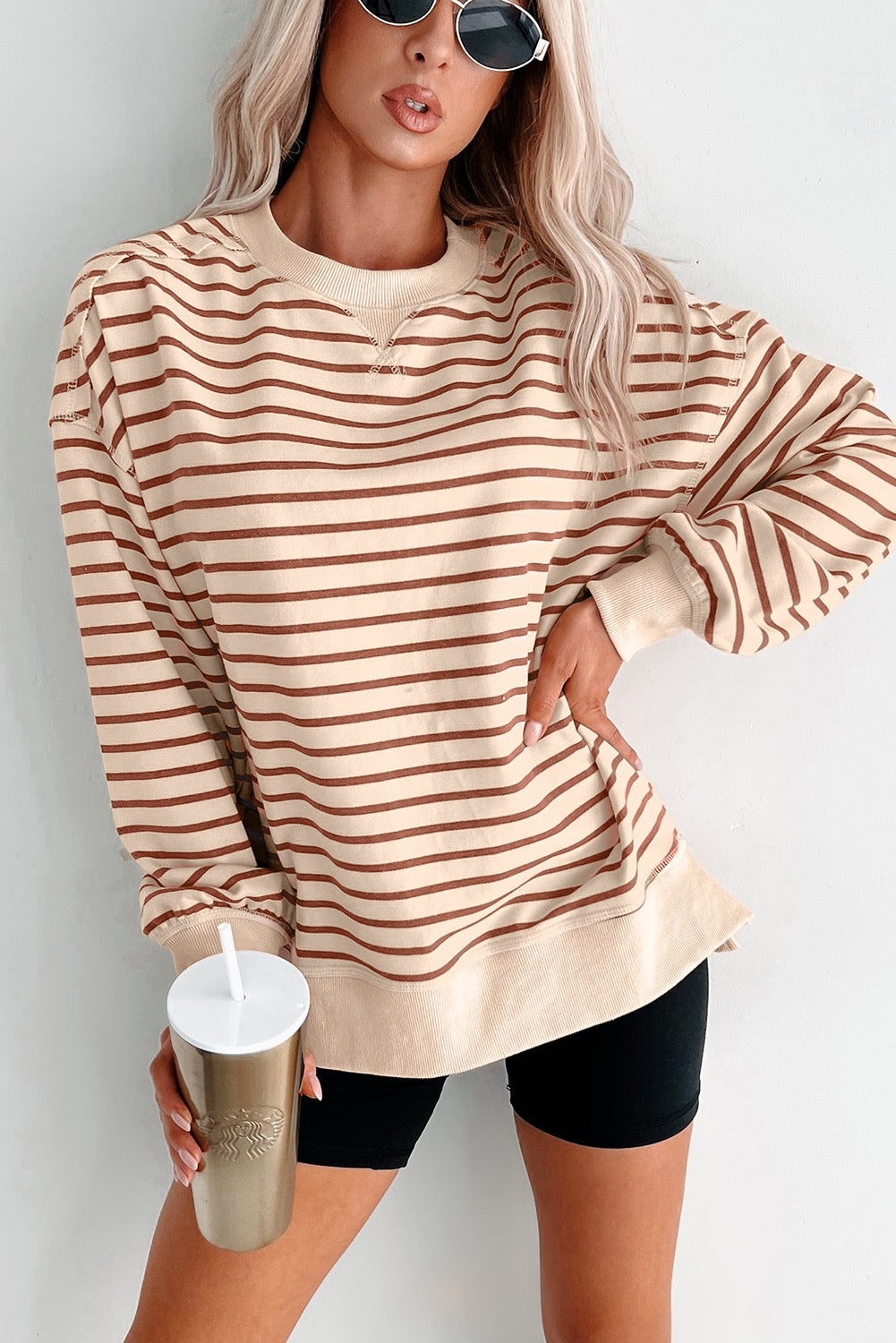 Harley Striped Sweatshirt