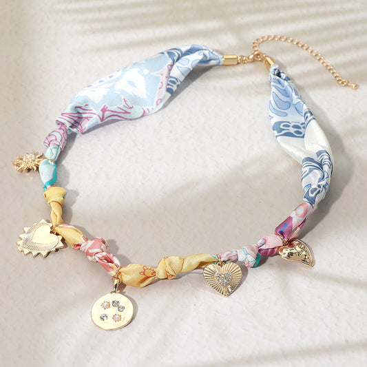 Vayda Scarf Necklace