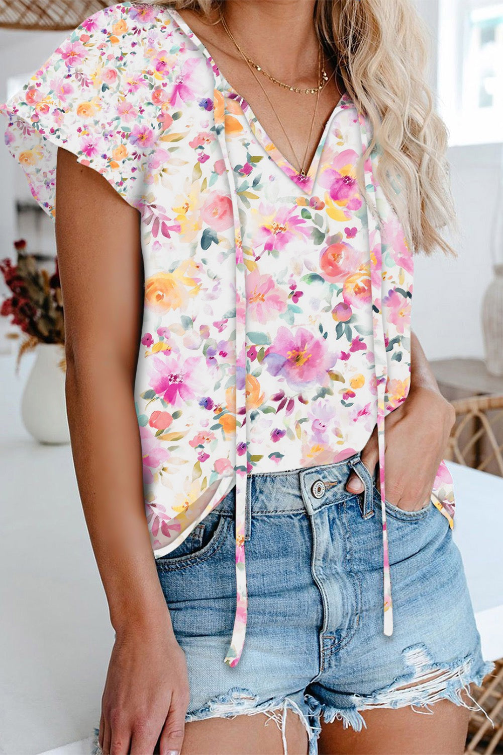 Fiona Floral Top