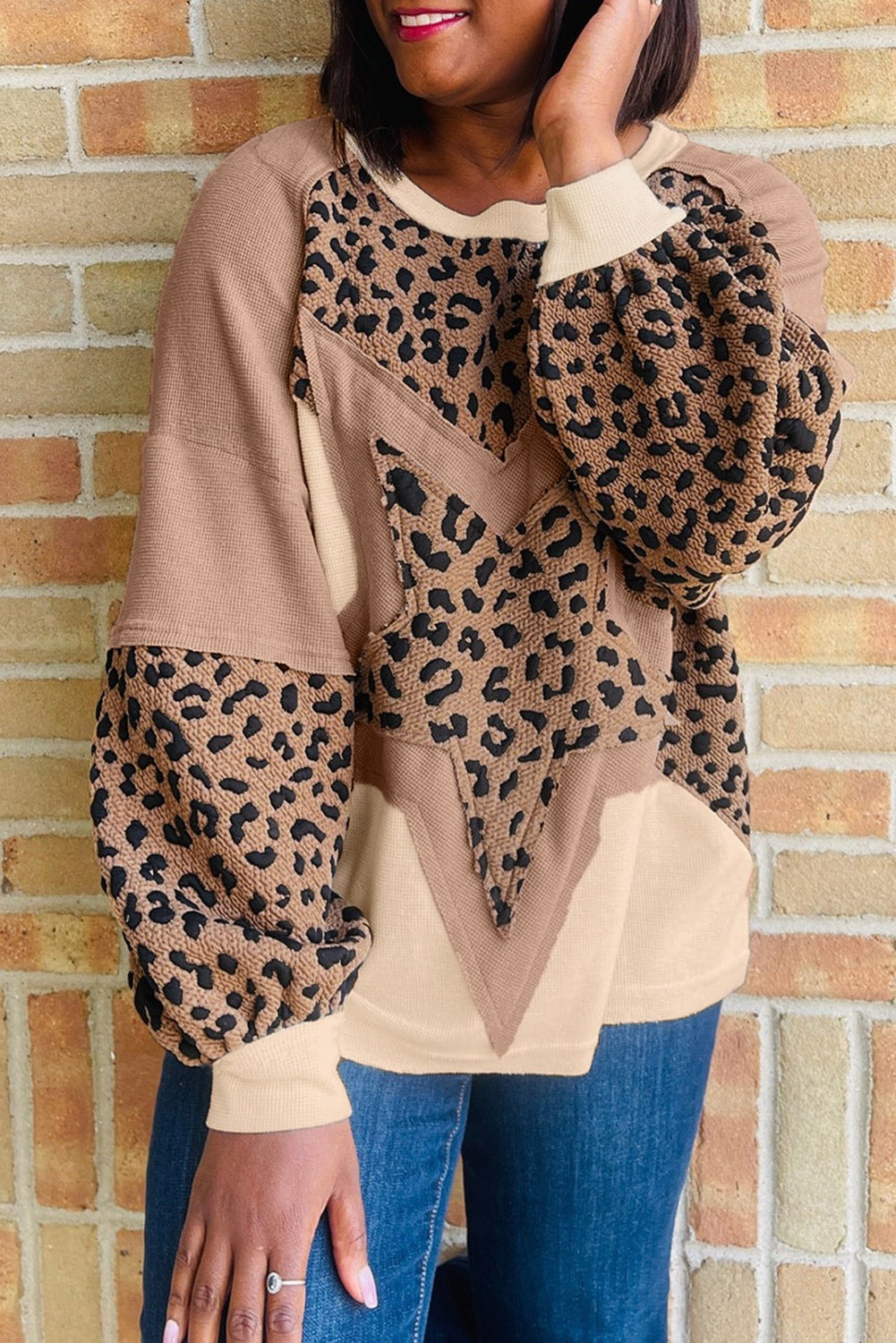 Mika Star Leopard Pullover