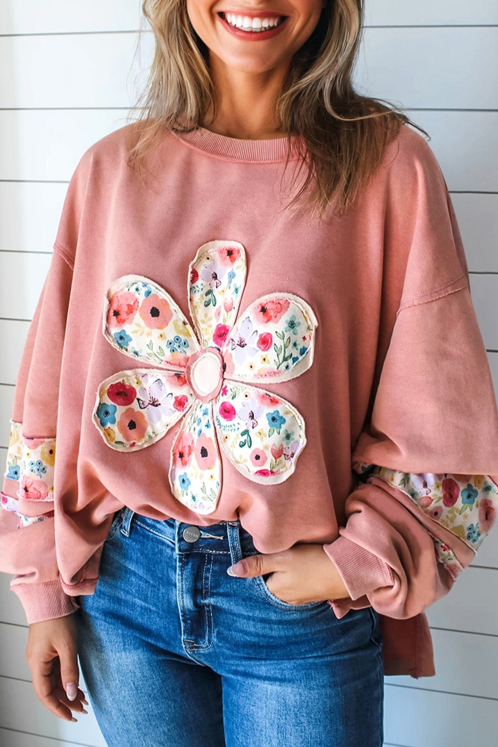 Heidi Flower Pullover