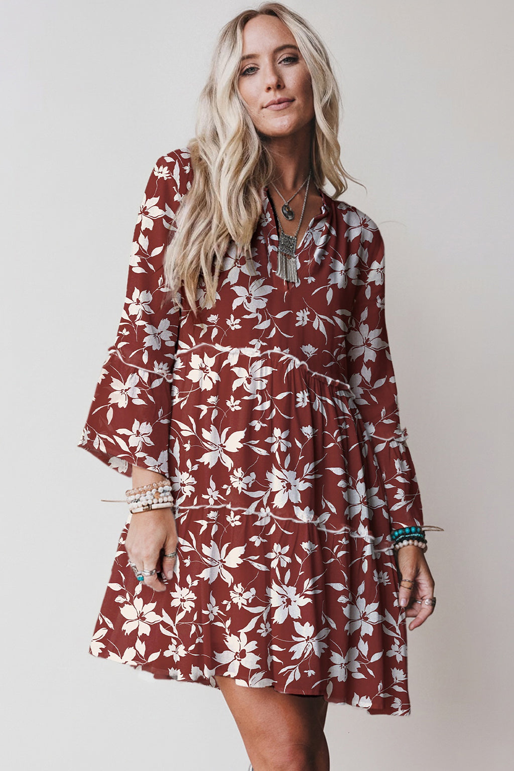 Flora Ruffle Dress