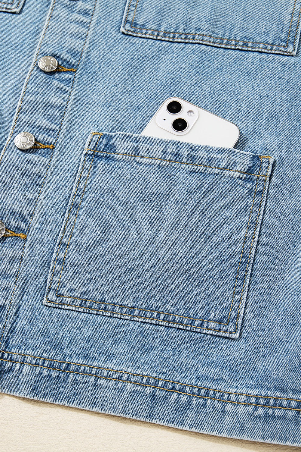 The Honeybee Jean Jacket
