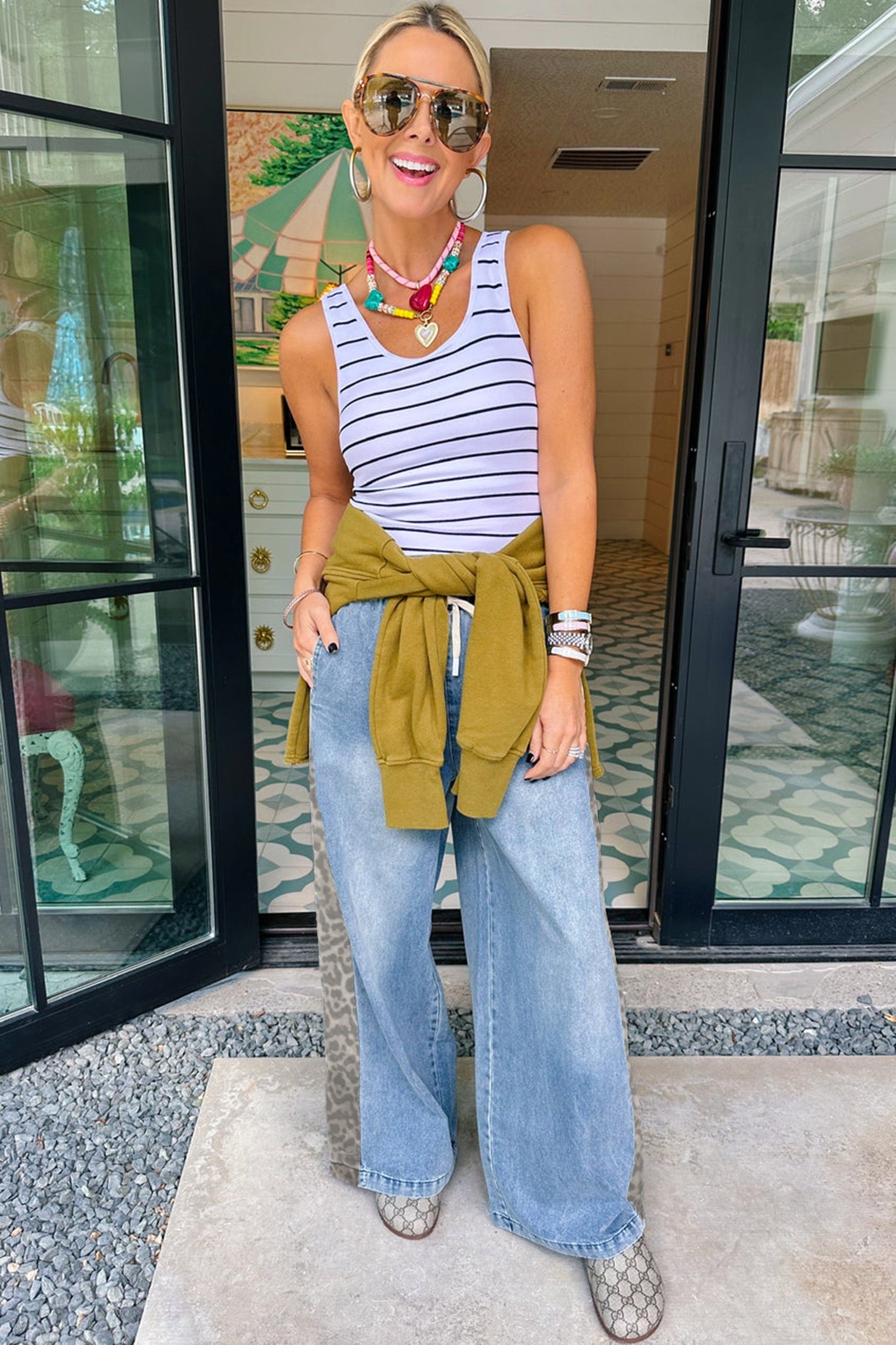 The Harley Leopard Jean