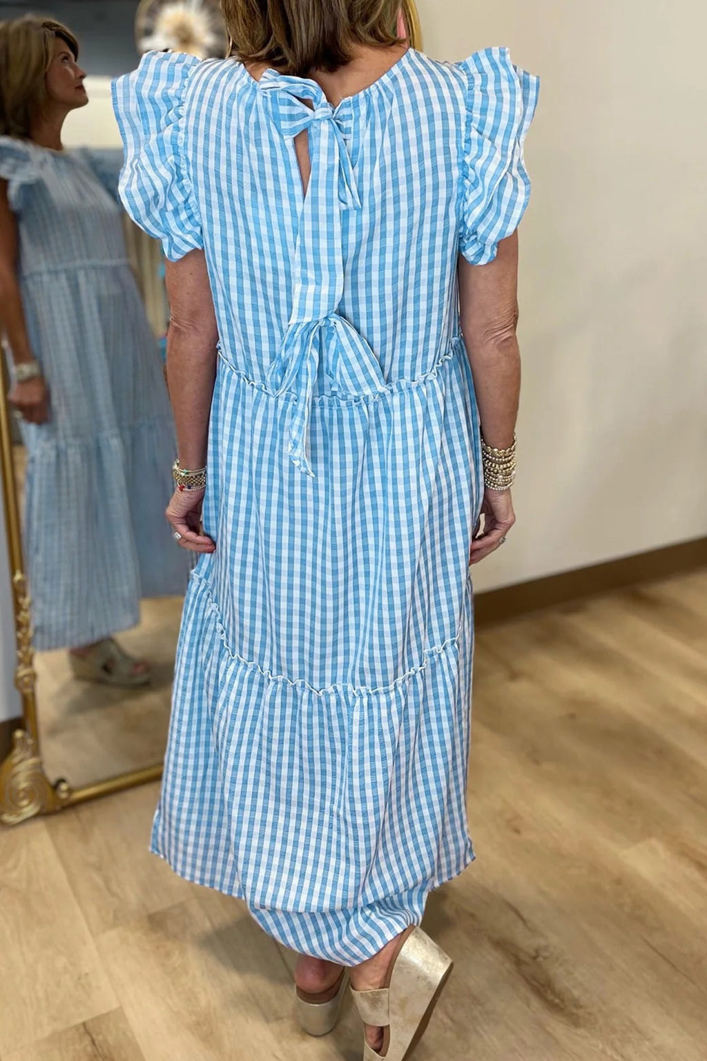 Gorgeous in Gingham Dress