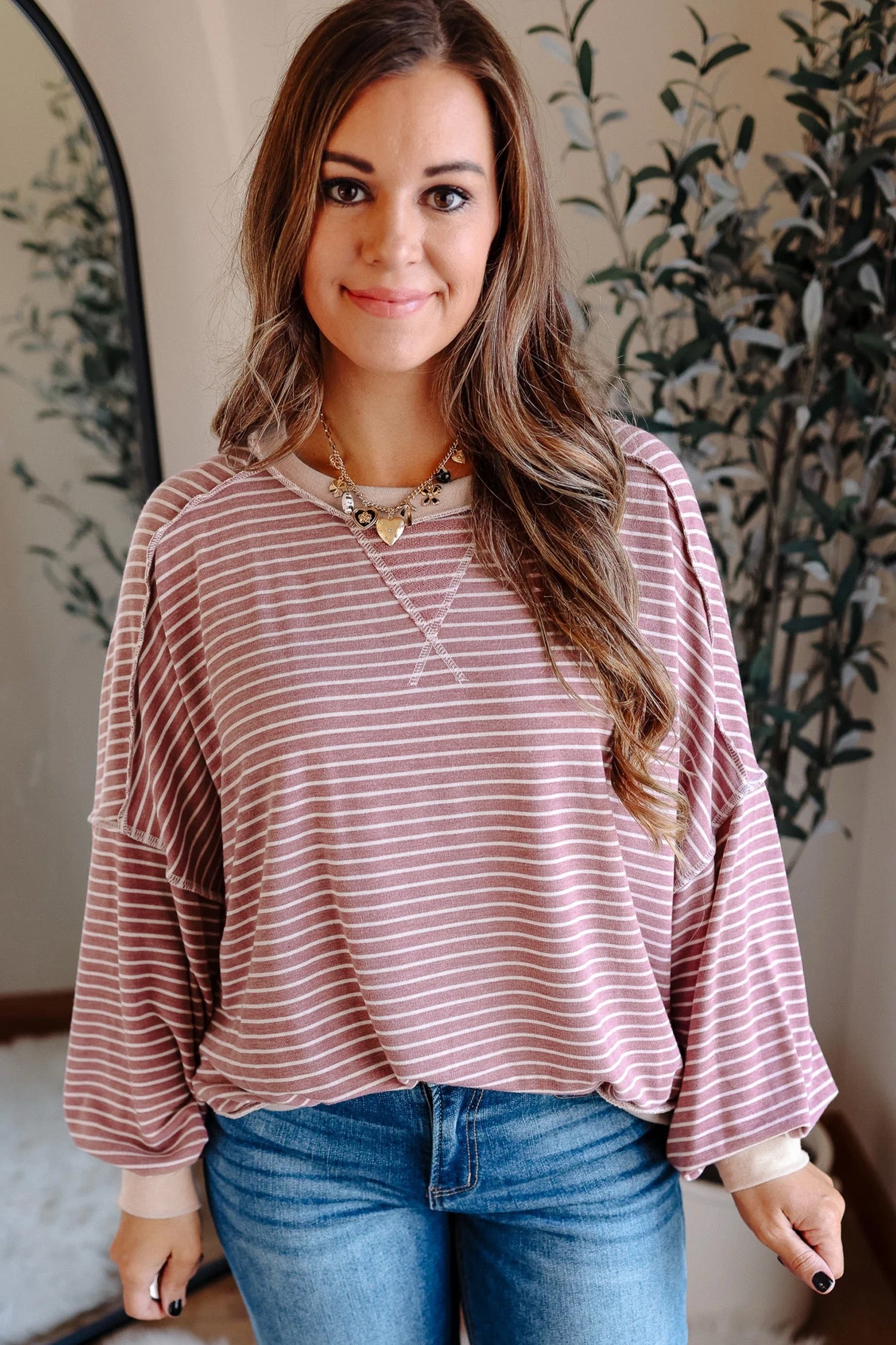 Hayden Striped Pullover