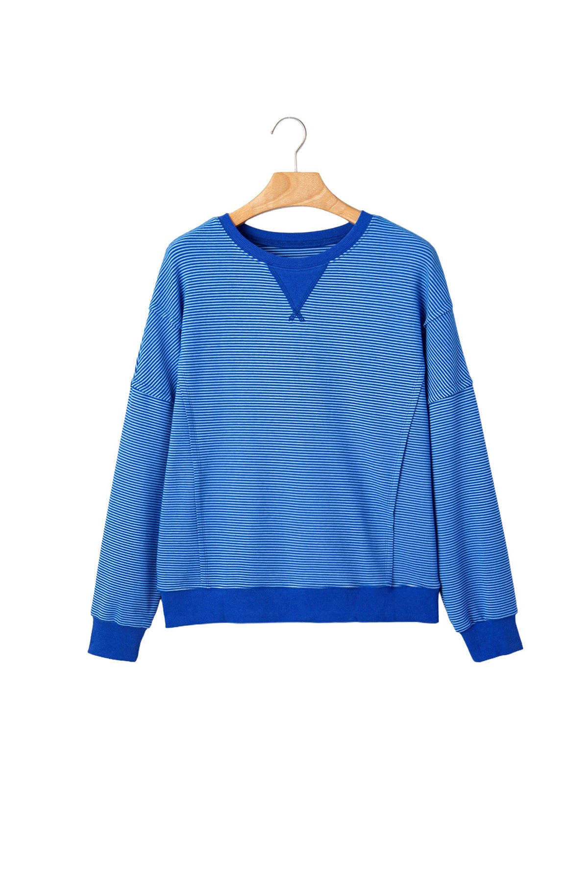 Wrap It In Blue Pullover