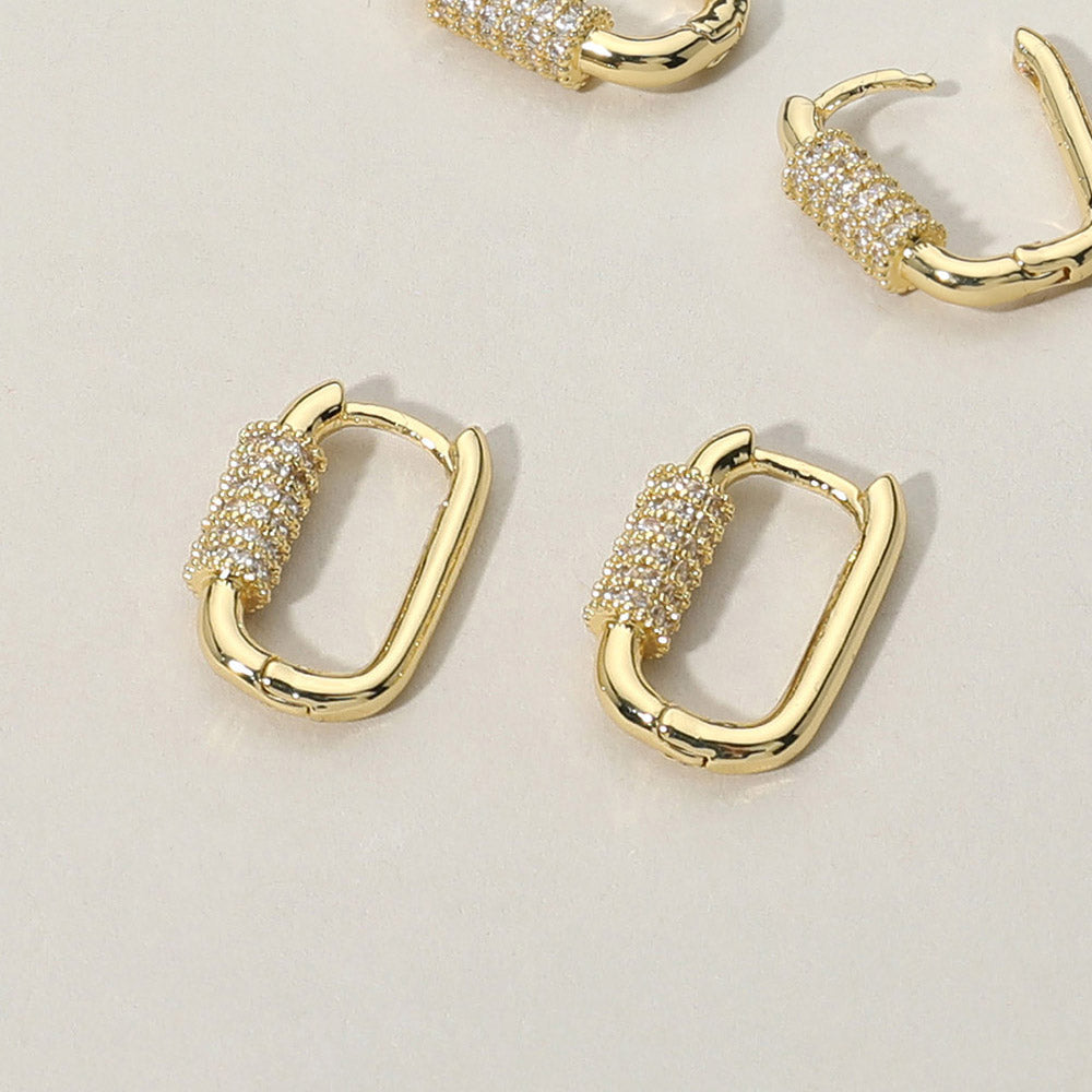 Golden Lock Hoop