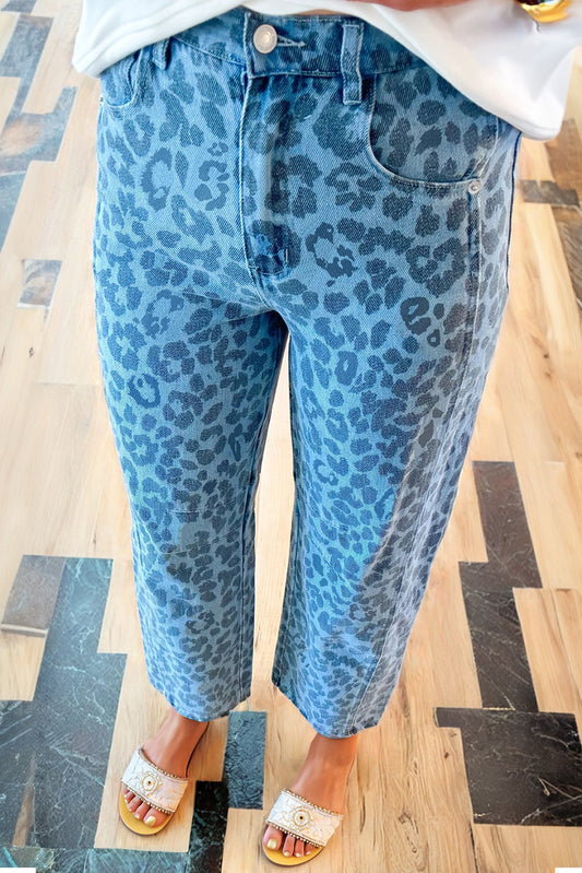 Eva Leopard Jean