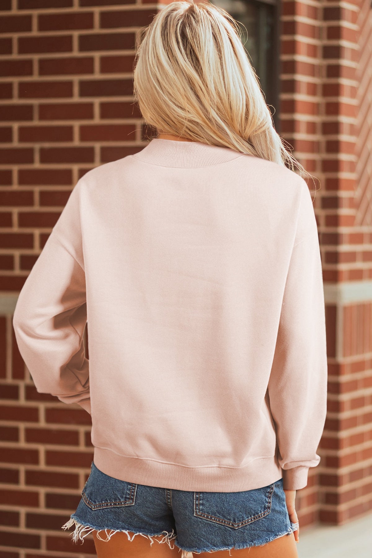 Candy Cane Lane Mock Neck