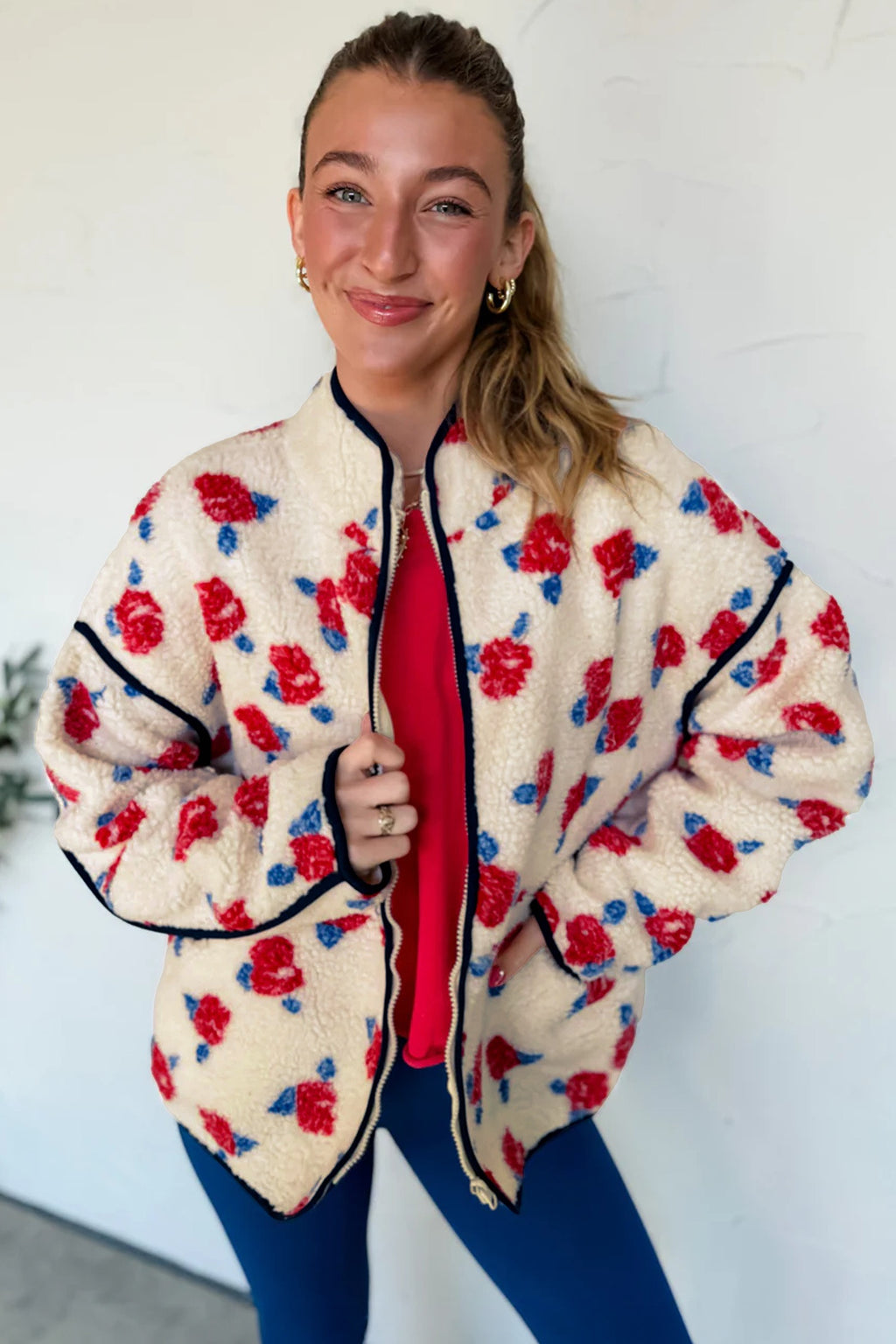 The Bonnie Floral Fleece